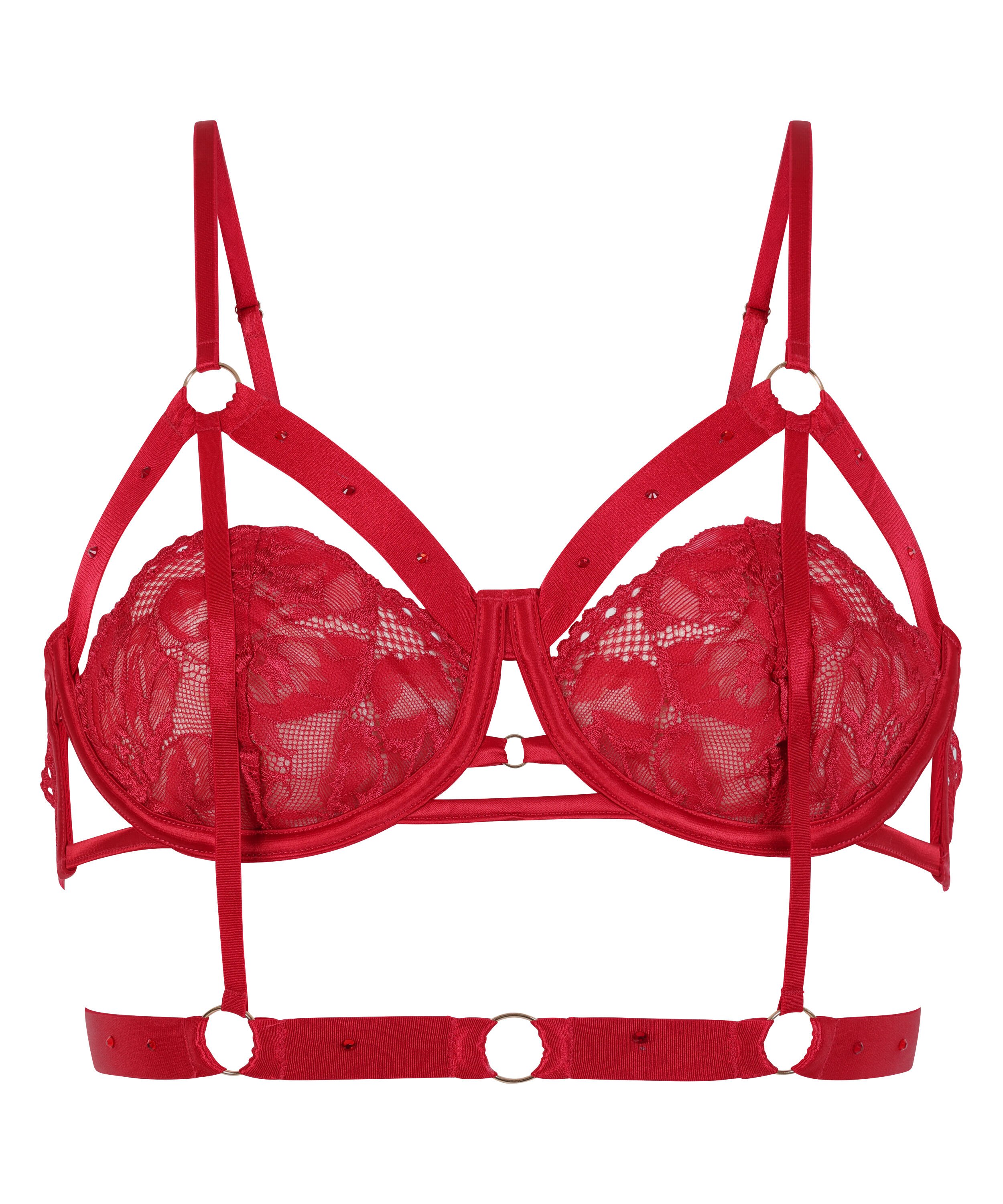 Jacky Non-Padded Underwired Bra, Red