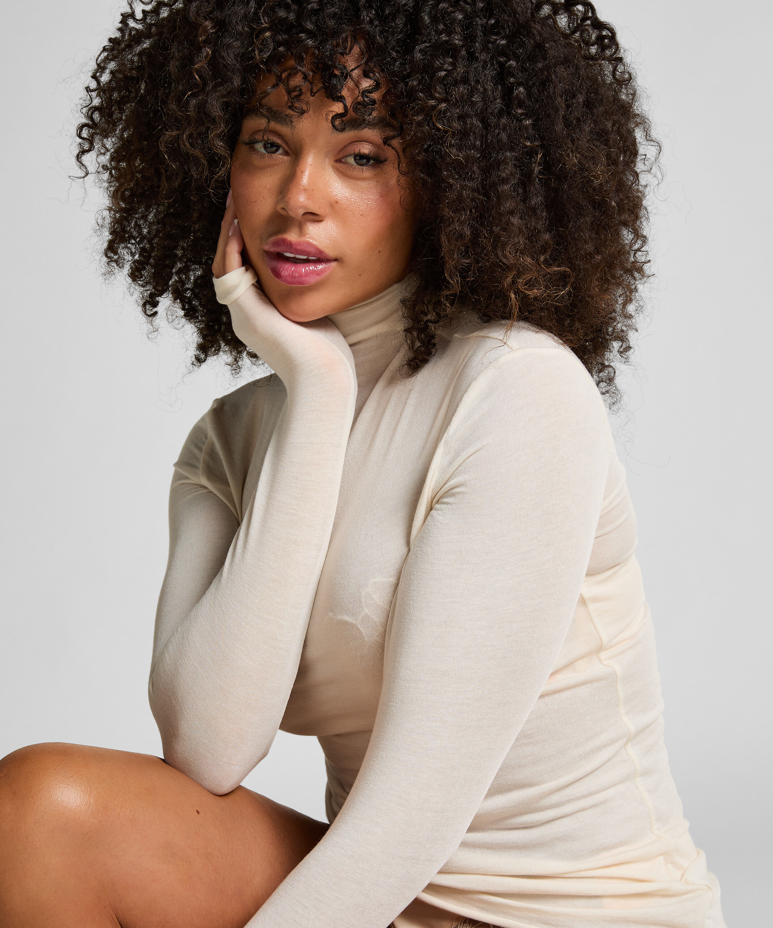 super soft Turtleneck shirt with Cashmere