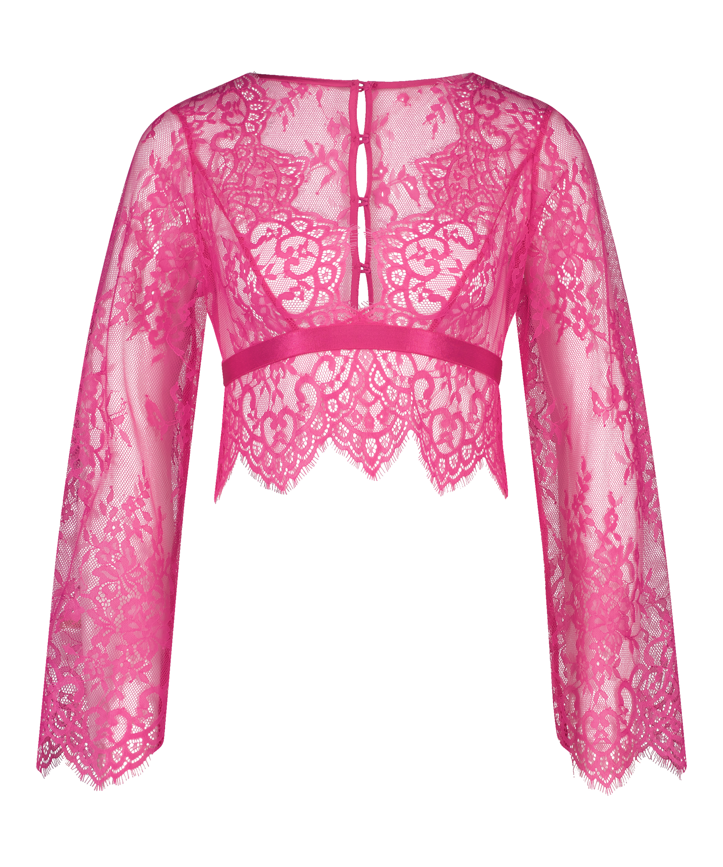 All-over Lace Top, Pink, main