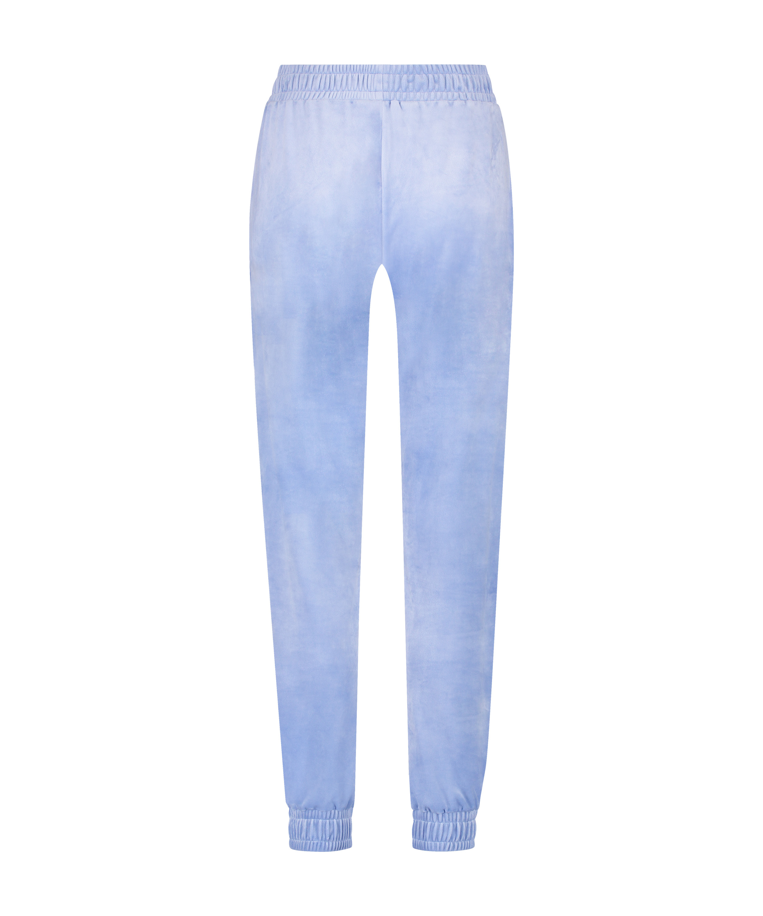 Velours Jogging Pants, Blue, main