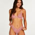 Wies High Leg Thong, Pink