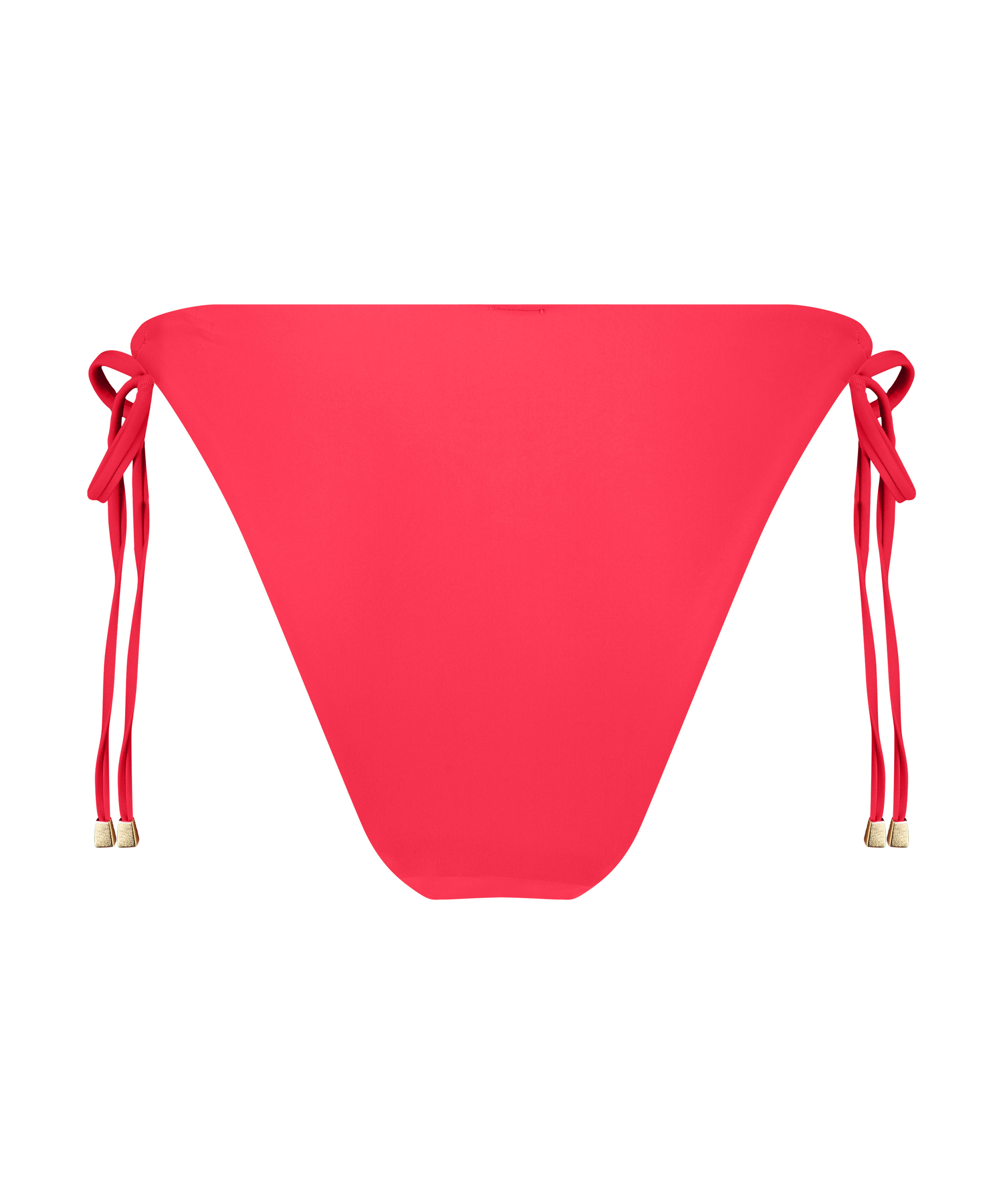 Doha High-Leg Bikini Bottoms, Red, main