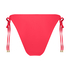 Doha High-Leg Bikini Bottoms, Red