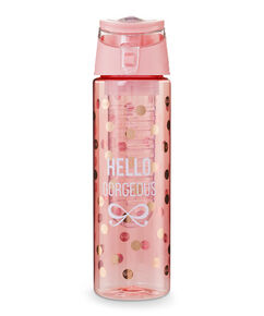 Branded Water bottle, Pink