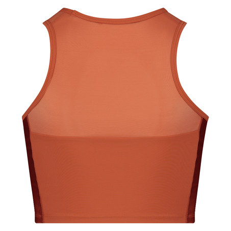 HKMX Shine on Sports cropped tanktop, Brown