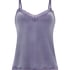 Velours Lace Cami Top, Purple