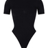 Seamless short sleeved body, Black