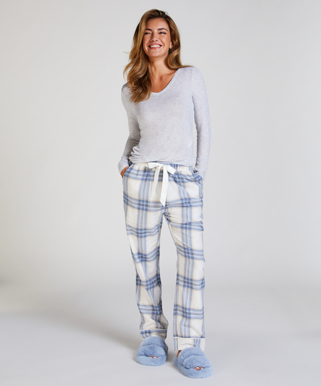 Tall Flannel Pyjama Pants, Blue
