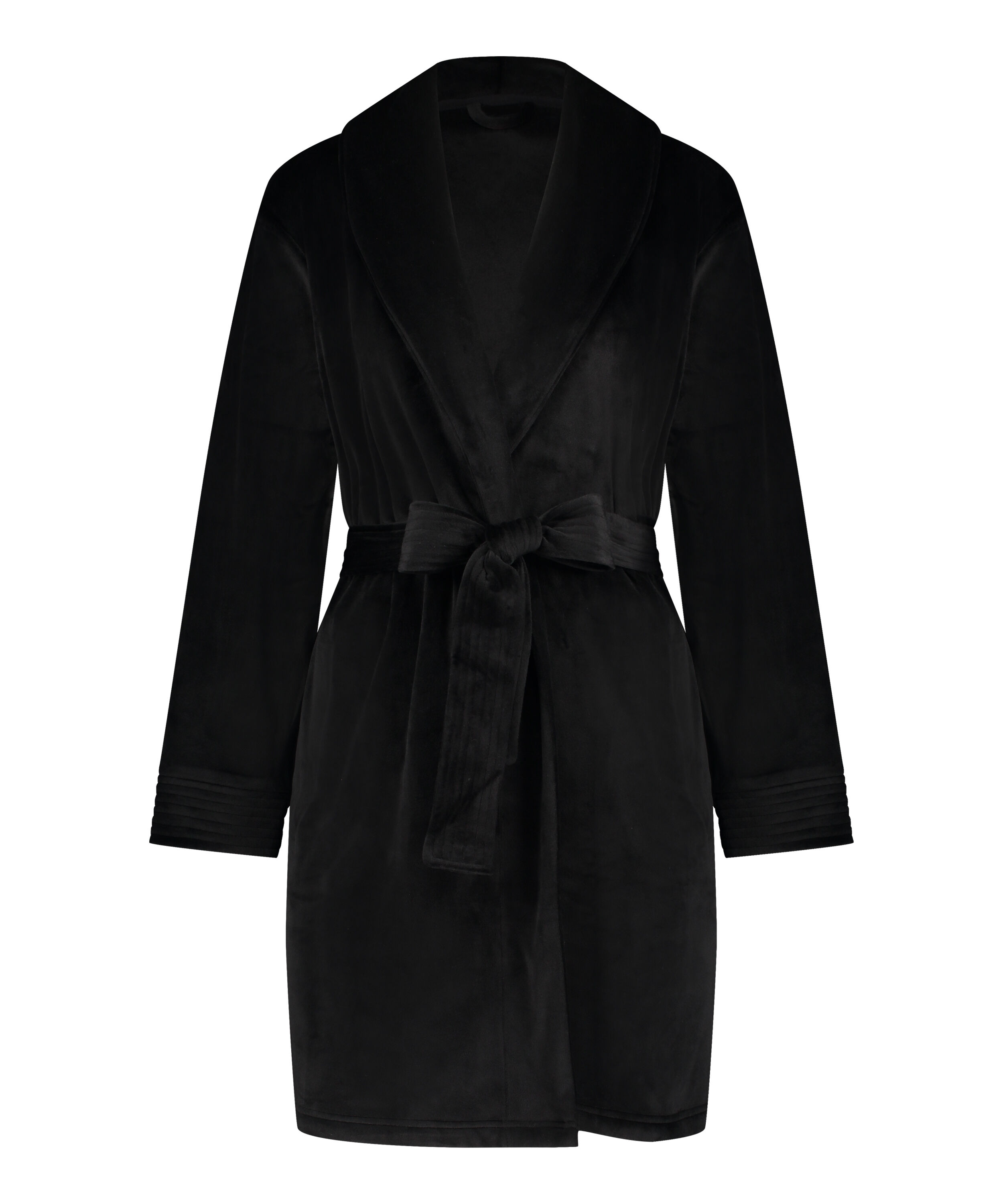 Velours Bathrobe, Black