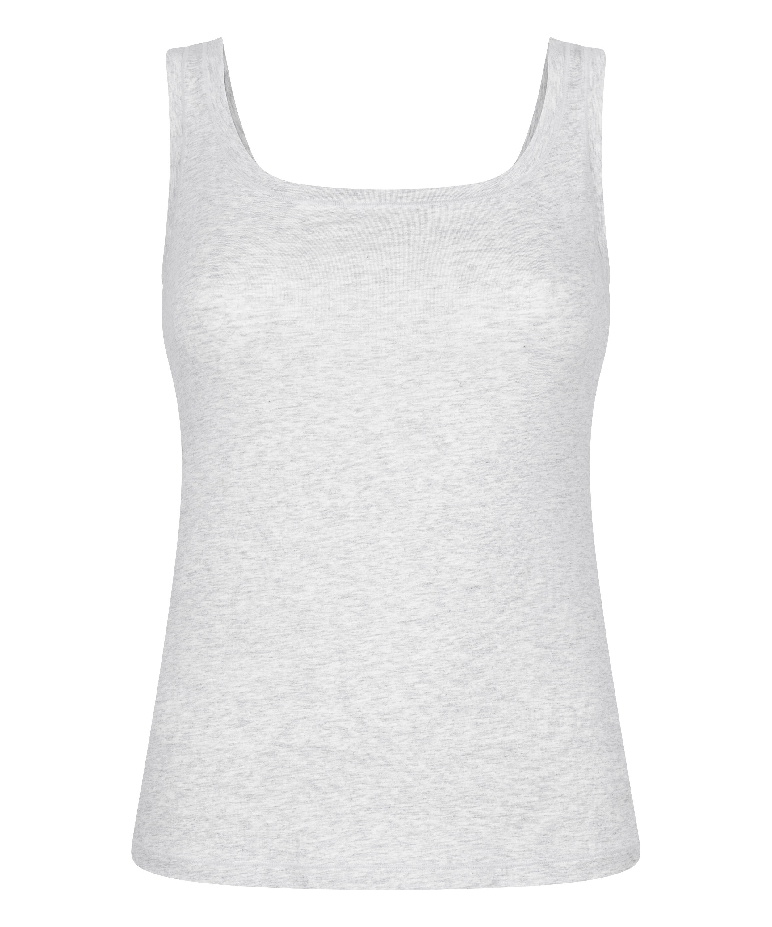 Singlet Tanktop Soft Cotton, Grey