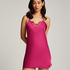 Satin Slip Dress, Pink