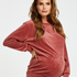 Velvet Maternity Top, Pink