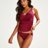 Golden Rings tankini, Red