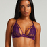 Cinnamon Non-Padded Underwired Bra, Purple