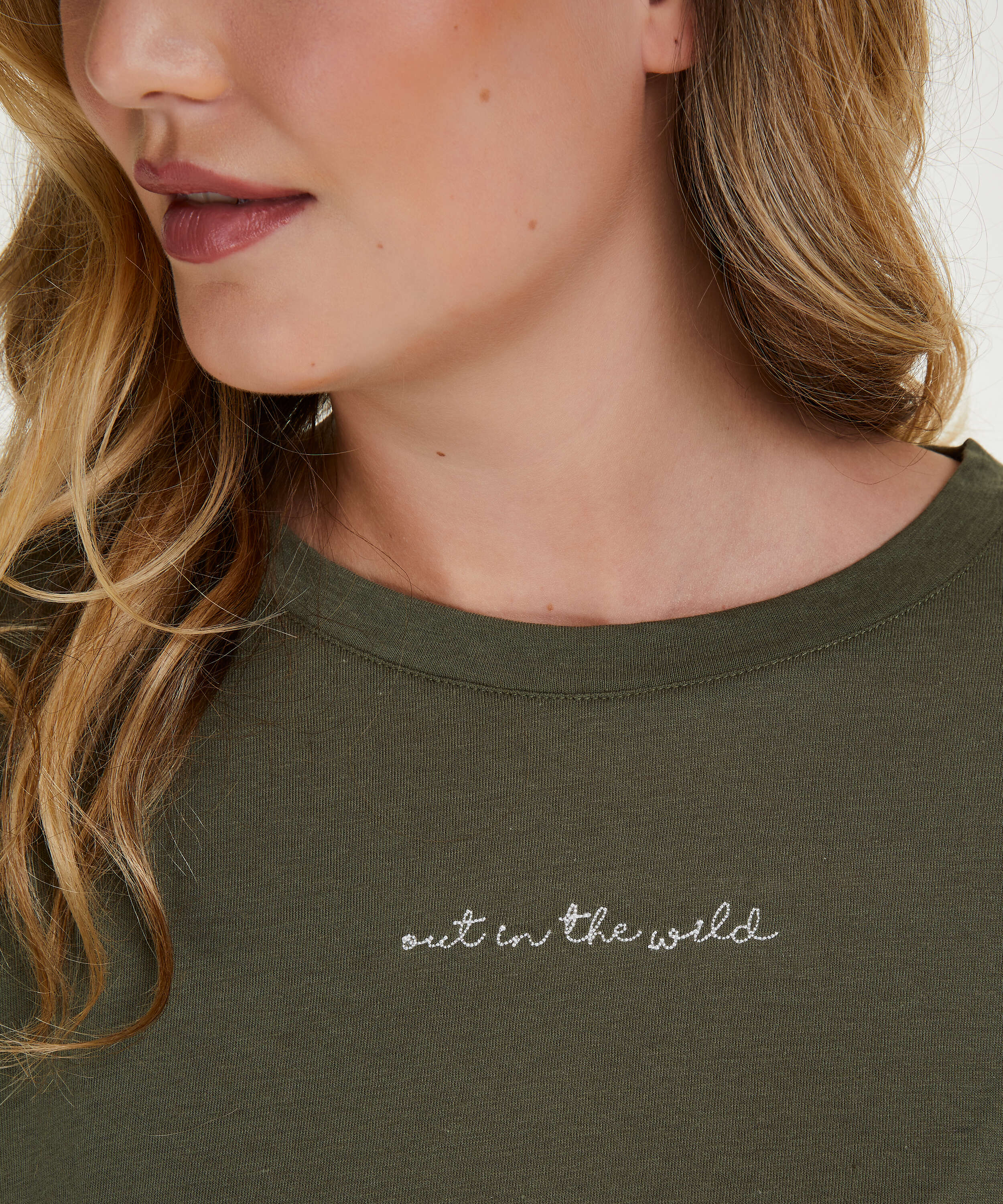 Long sleeve top Jersey Knot, Green, main