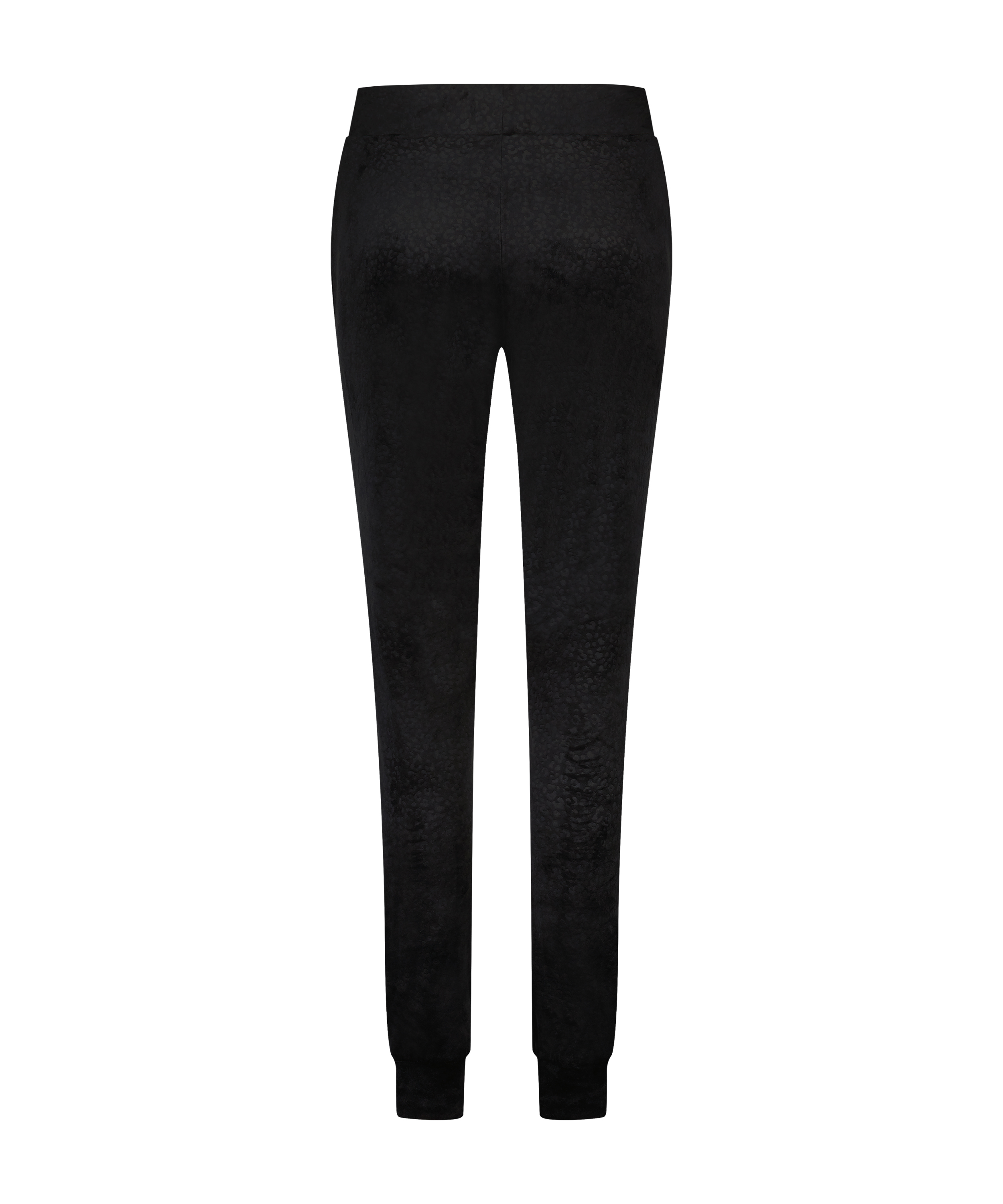 Petite Velours Jogging Pants, Black, main
