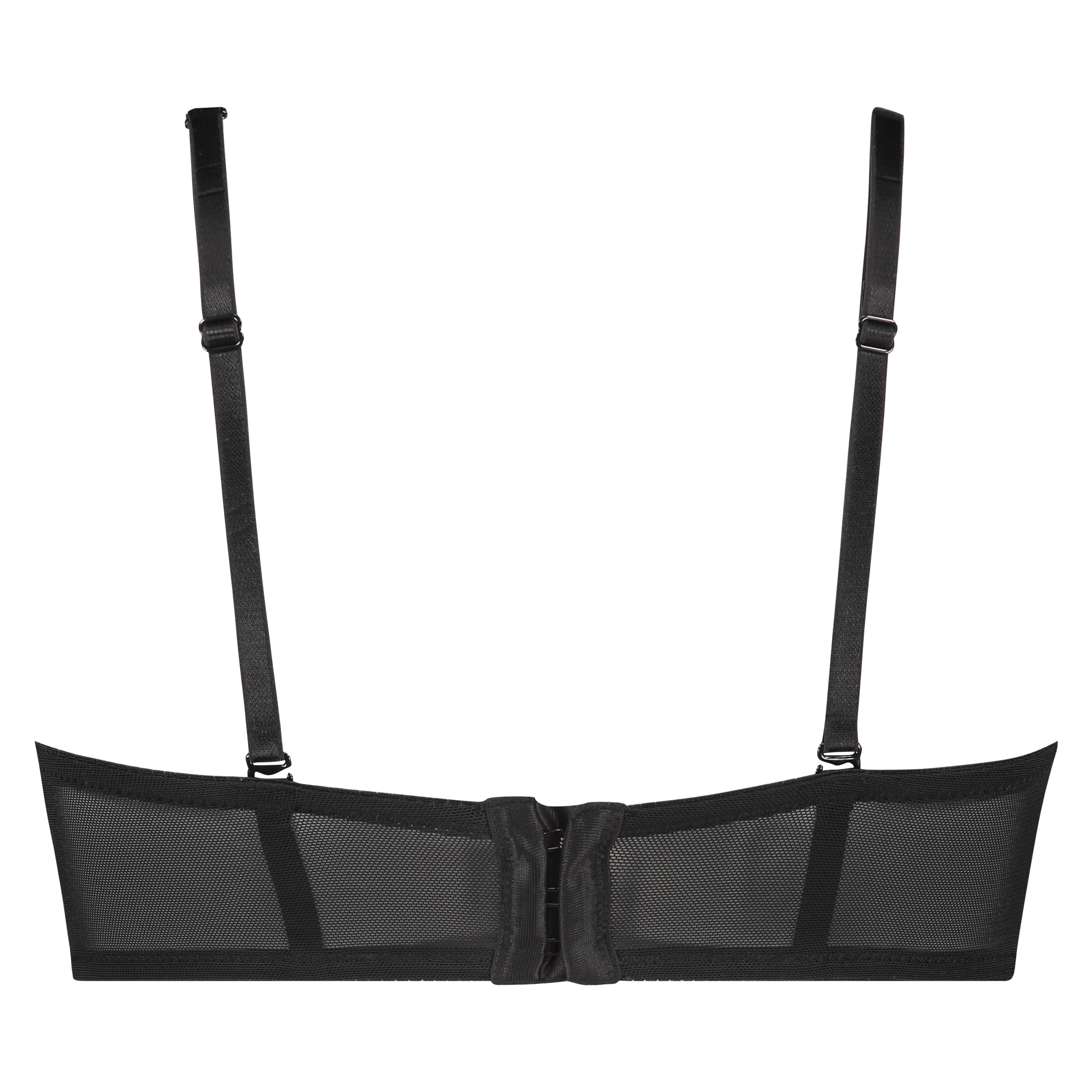 Donatella padded strapless underwired bra, Black, main