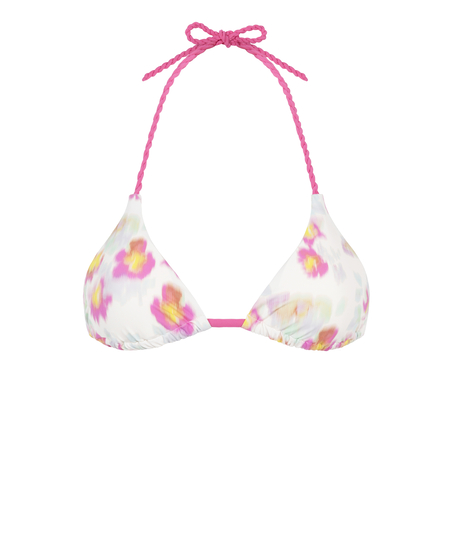 Madeira Triangle Bikini Top, Pink