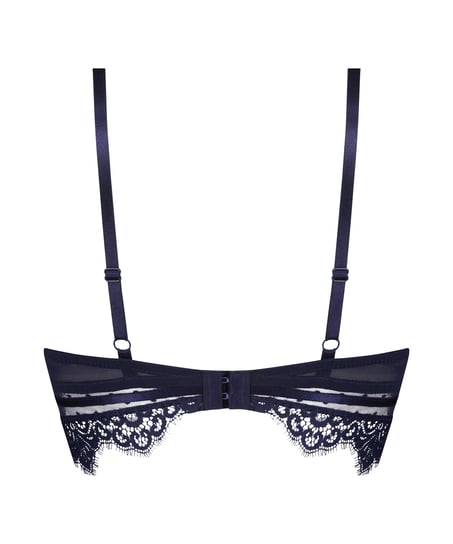 Marilee Padded Underwired Longline Bra, Blue
