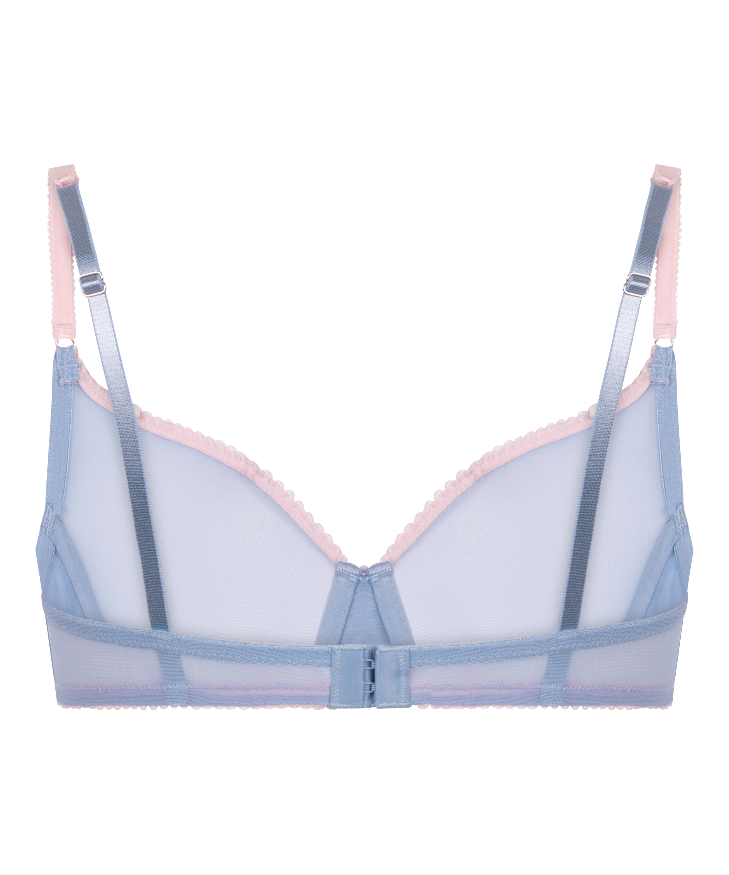 Roza Non-Padded Underwired Bra, Blue, main