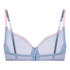 Roza Non-Padded Underwired Bra, Blue