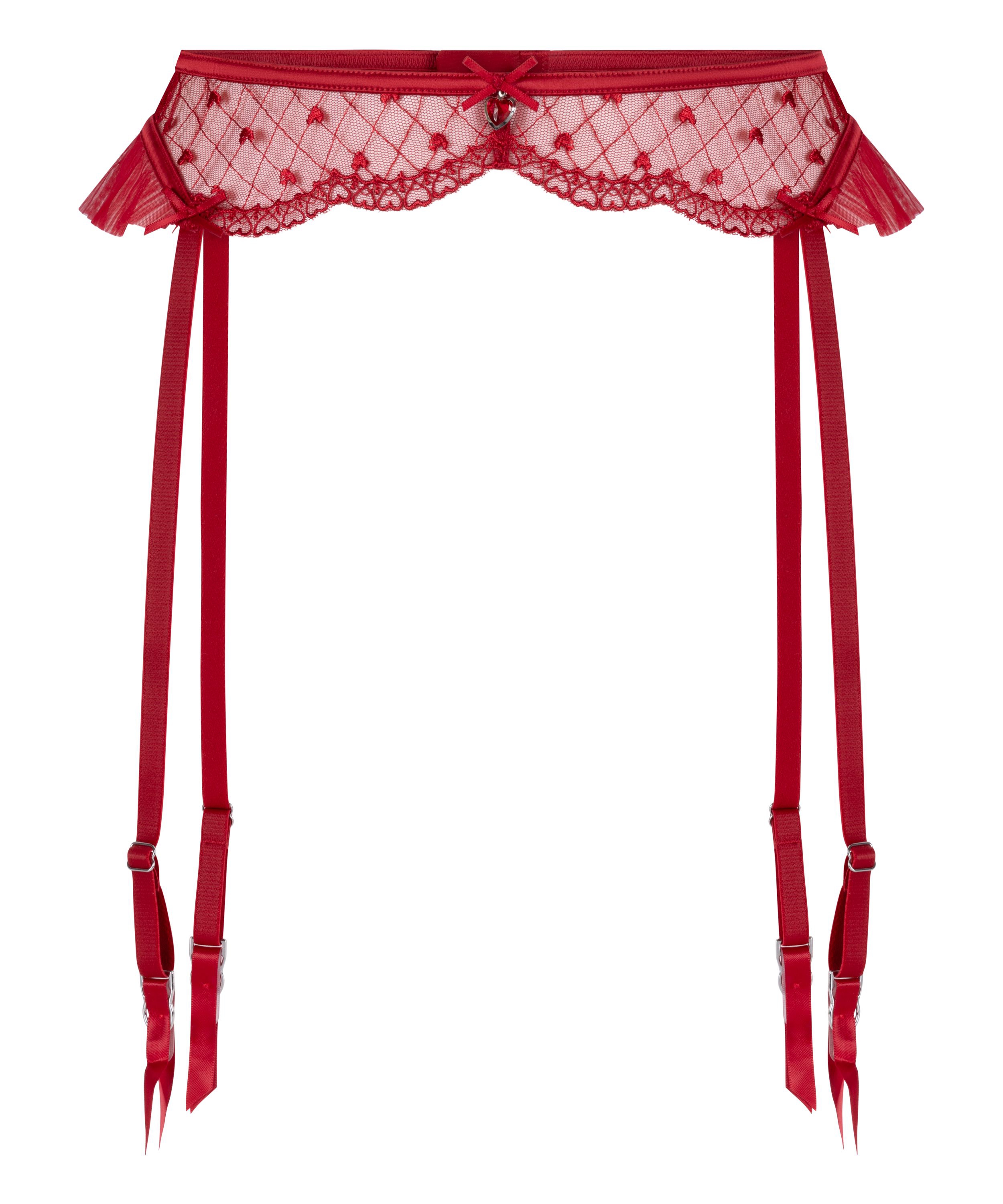 Cordelie Suspenderbelt , Red, main