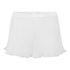Plisse Lace Shorts, White