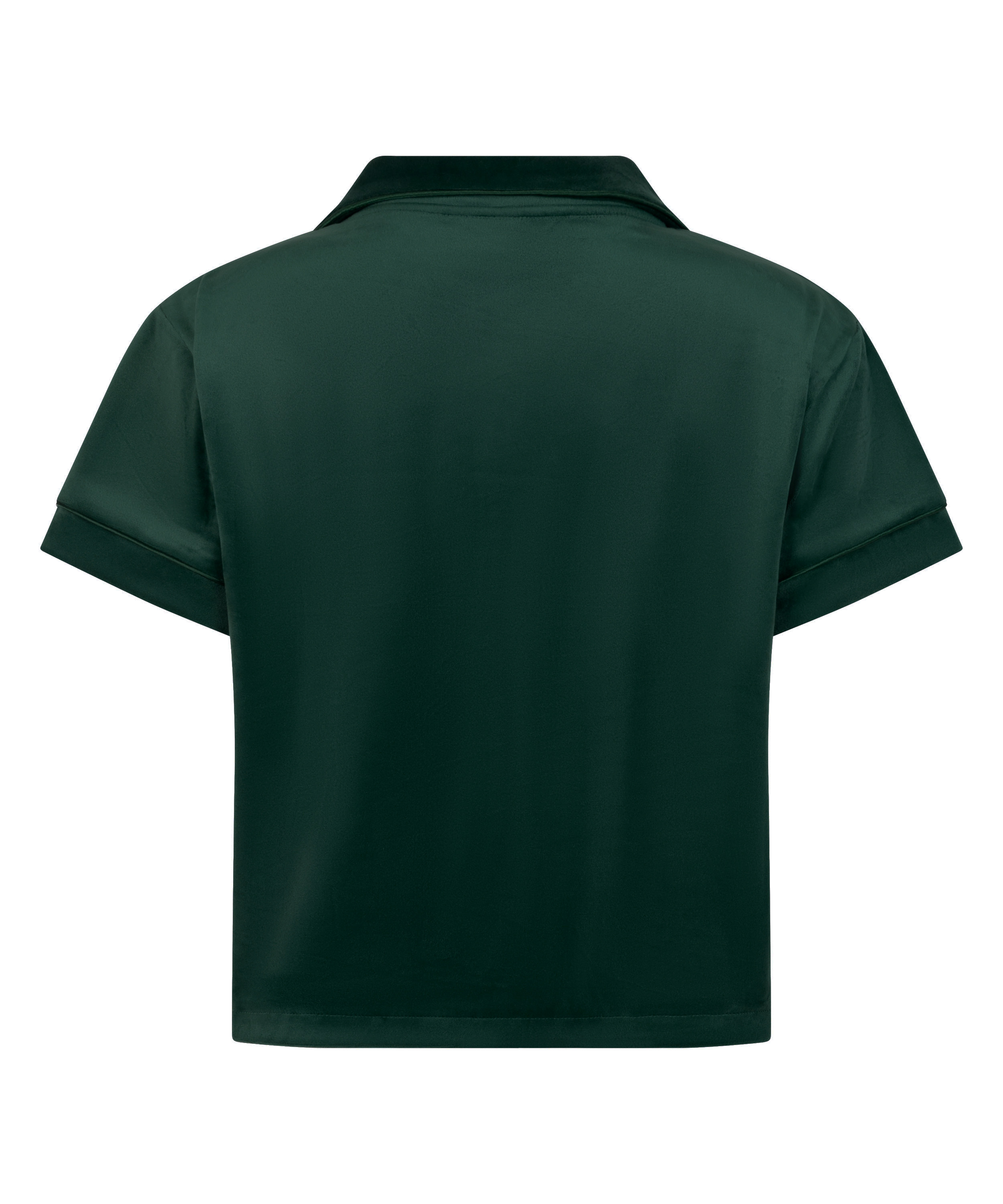Short Sleeve Velour Jacket, Green, main