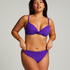 Eclipse High-Leg Bikini Bottoms, Purple
