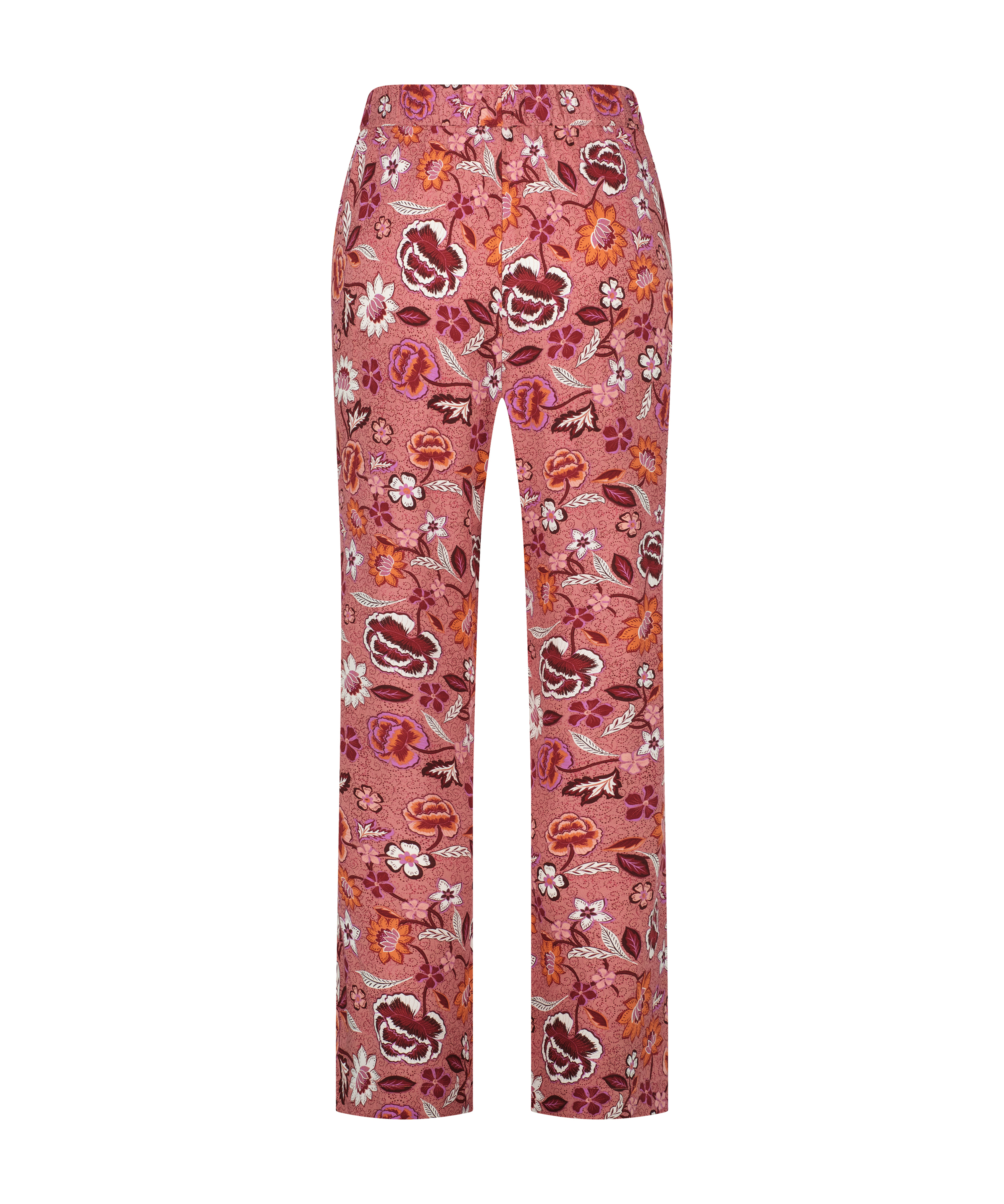 Tall woven pyjama bottoms, Pink, main