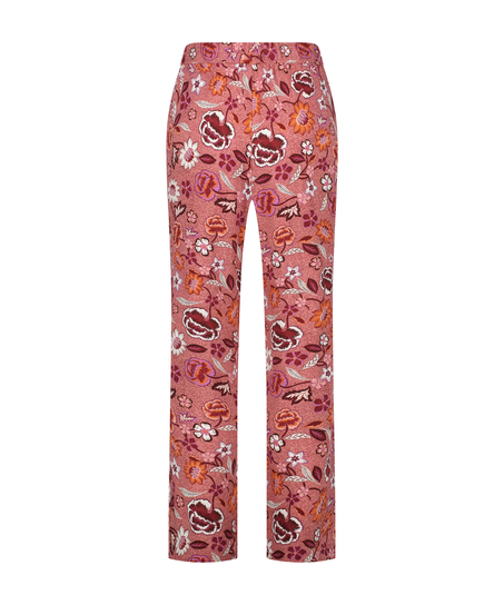 Tall woven pyjama bottoms, Pink