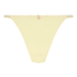 Pointelle Thong, Yellow