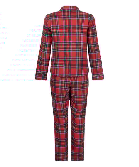 Flannel Pyjama Set, Red