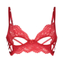 Eve Non-Padded Longline Underwired Bra, Red