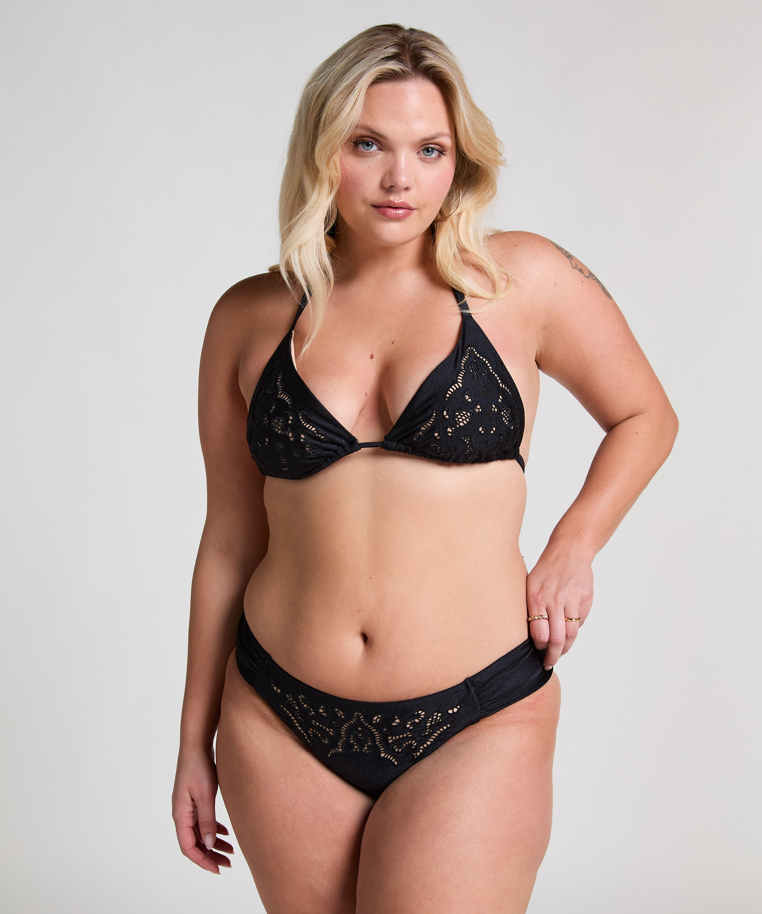 Boho Rio Bikinibottom, Black, main