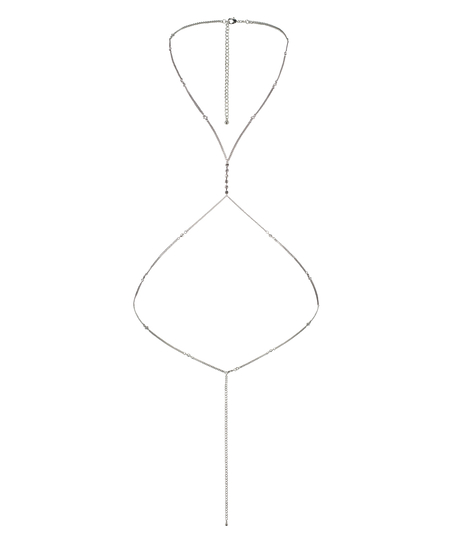 Harness Body Chain, Grey