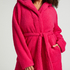Fleece Bathrobe, Pink