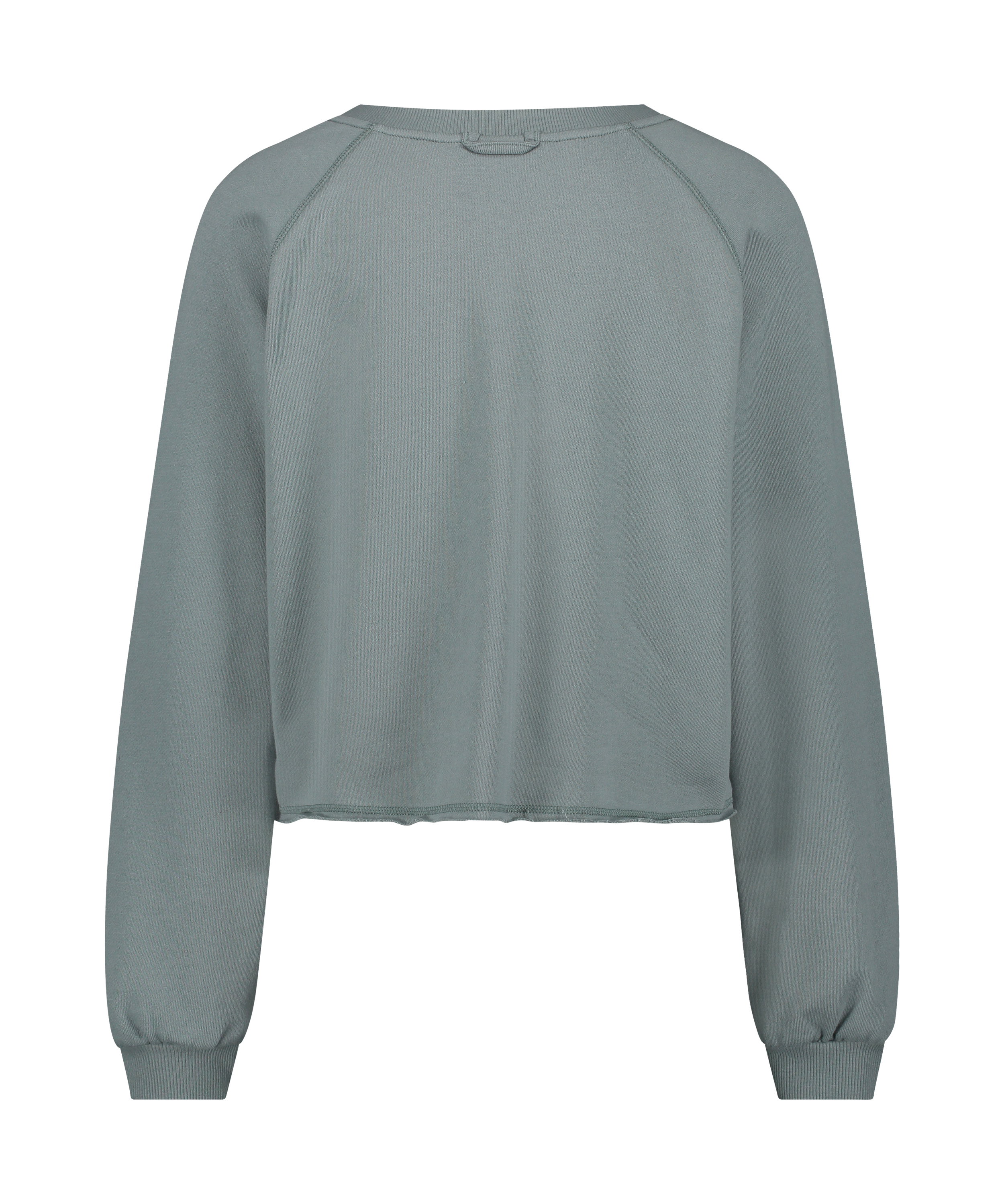 Sweat French Long-Sleeved Top, Green, main