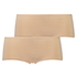 2 Cotton Boxers Kim, Beige