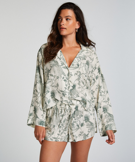 Pyjama Shorts, White