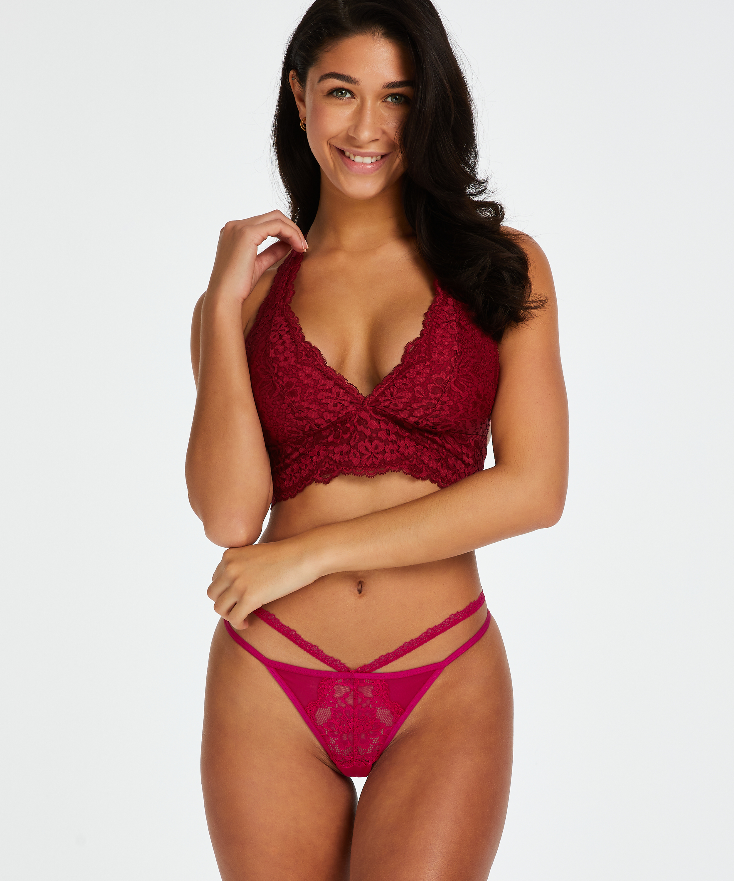 Quinn tanga thong, Pink, main