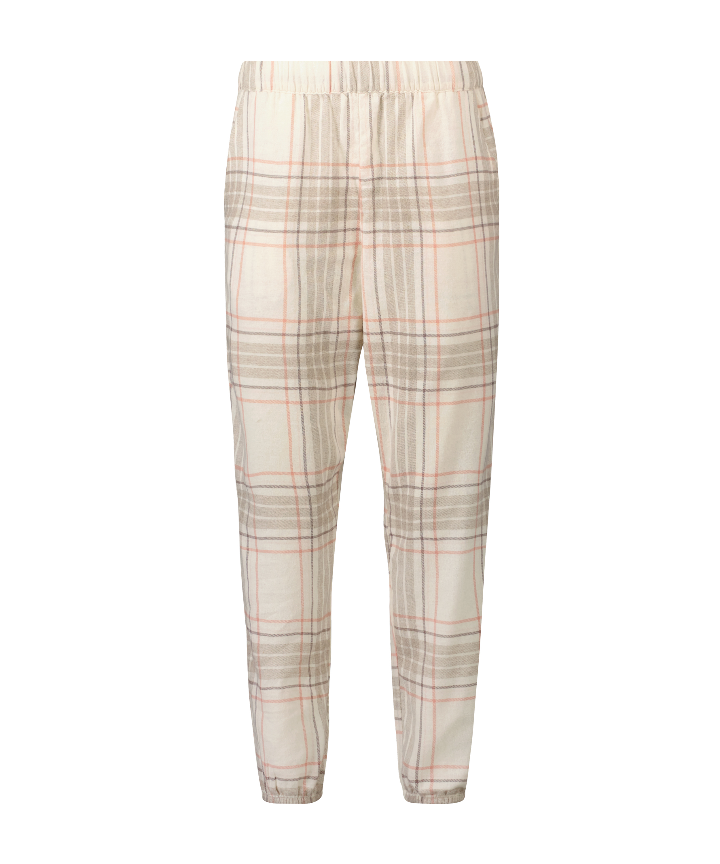 Tall Twill Check pyjama pants, Grey, main