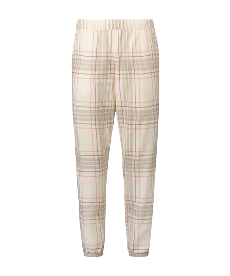 Tall Twill Check pyjama pants, Grey