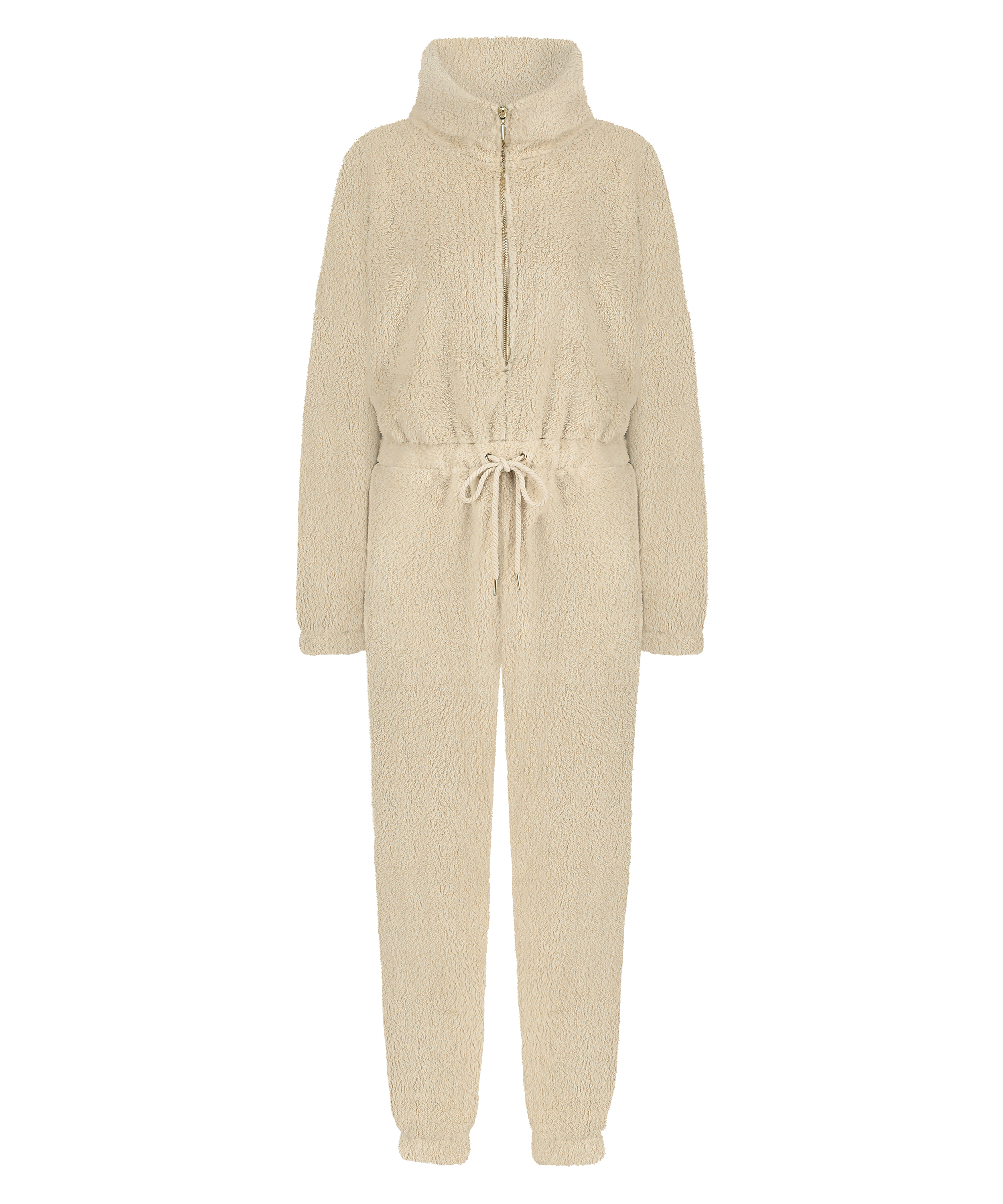 Fleece Onesie, Beige, main