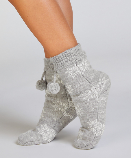 Boot Socks, Grey