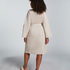 Waffle Bathrobe, Beige