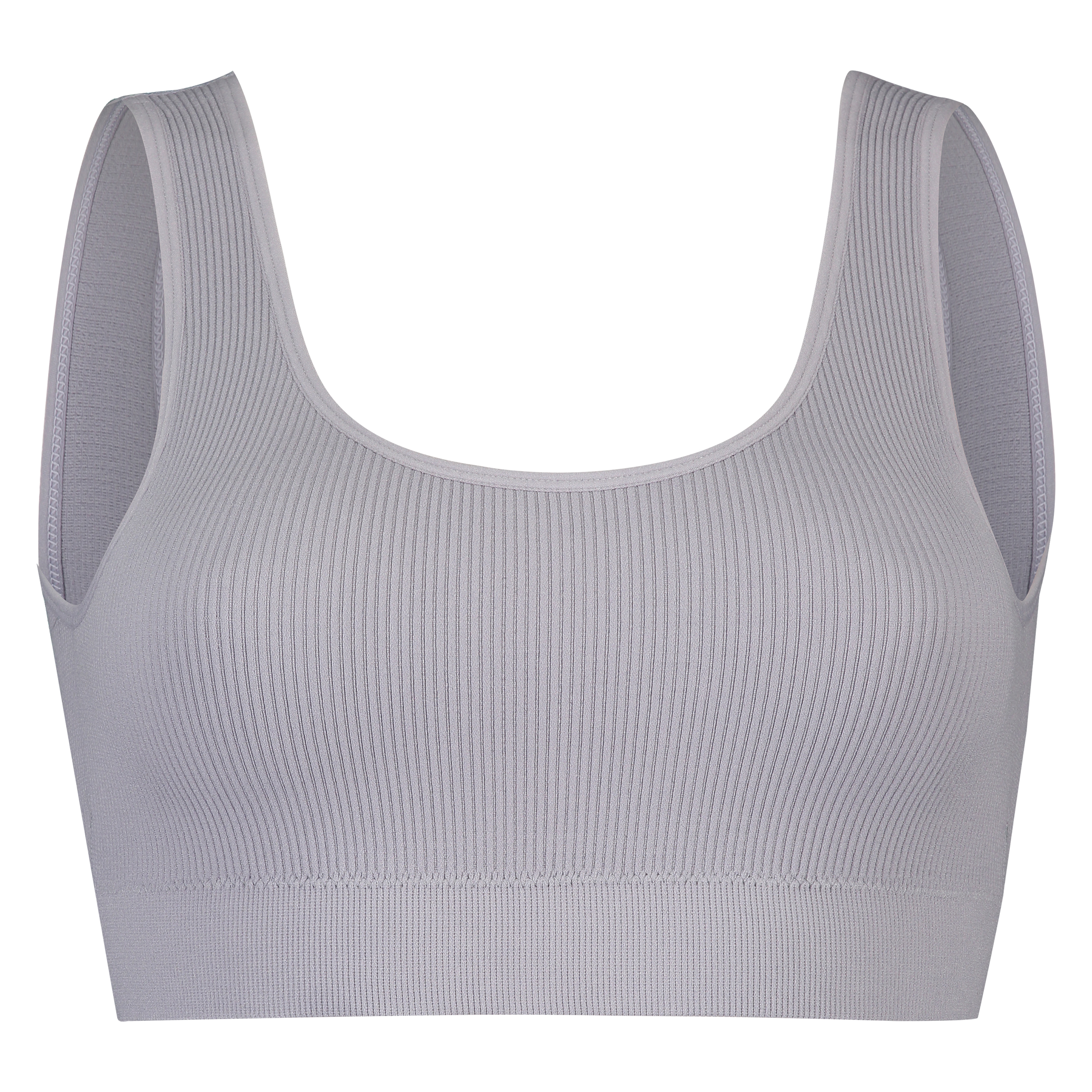 Seamless bralette, Grey, main