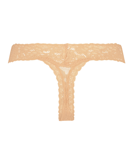 Madison Thong, Beige