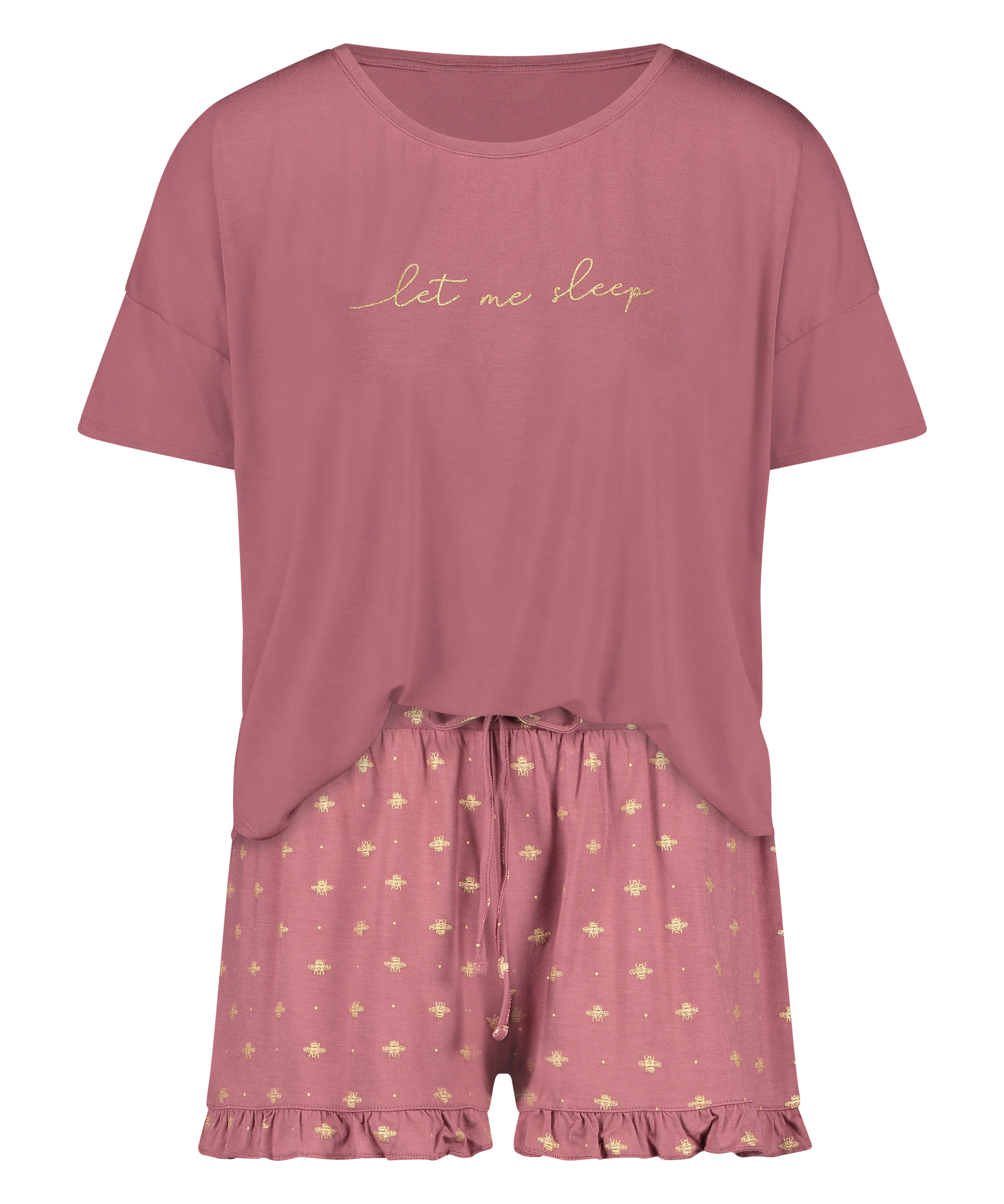Short Pyjama Set, Pink, main