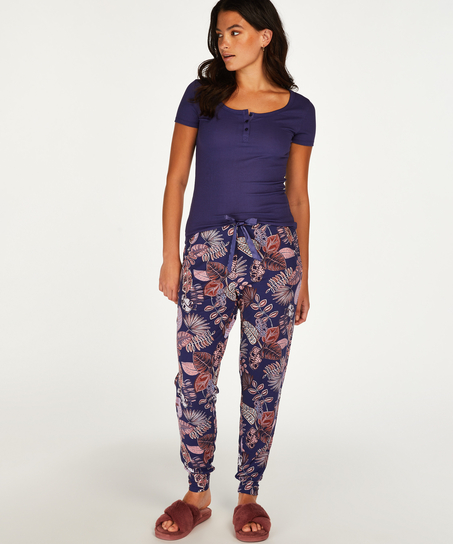 Petite Jersey Pyjama Bottoms, Blue